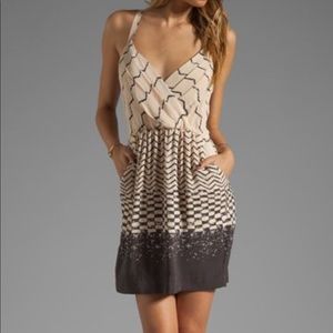 Akiko abacus print dress